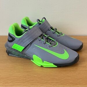 Nike Savaleos Weightlifting Shoes Men's 9 / Women's 10.5 Green Gray CV5708-401